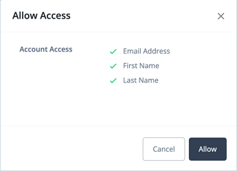 Allow Account Access