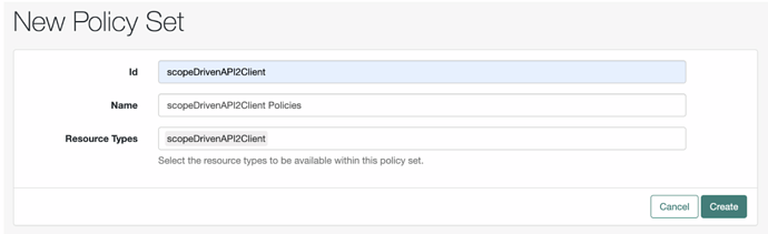 Setting up the Policy Set