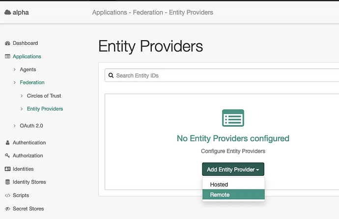 Entity Providers