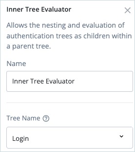 Inner Tree Evaluator node